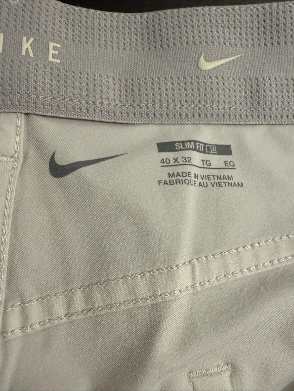 Nike Men's Chino-Style Pants in Light Beige